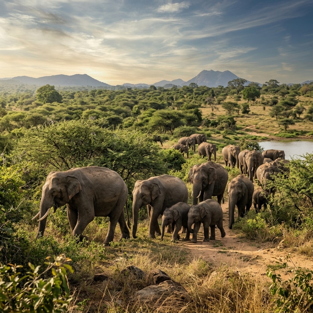 Udawalawe 4K Wilderness Safari
