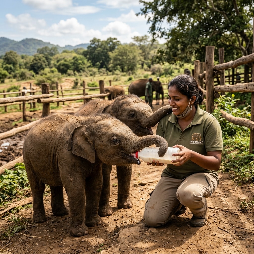 Visit the Udawalawe Elephant Transit Home