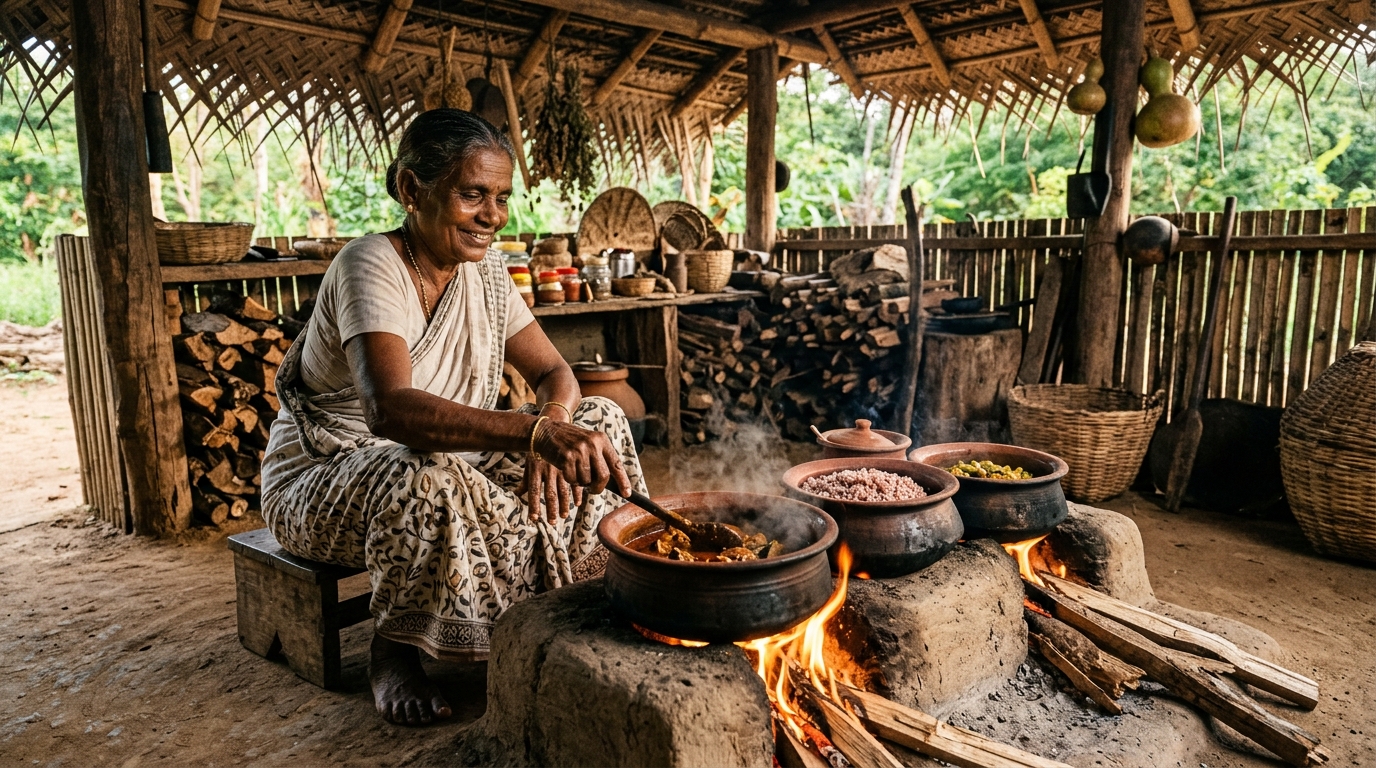 Traditional Community Cooking in Udawalawe: Hearth Cooking, Clay Pots & Heritage Recipes